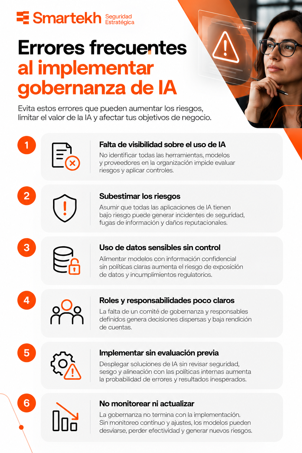 Errores en la gobernanza de IA