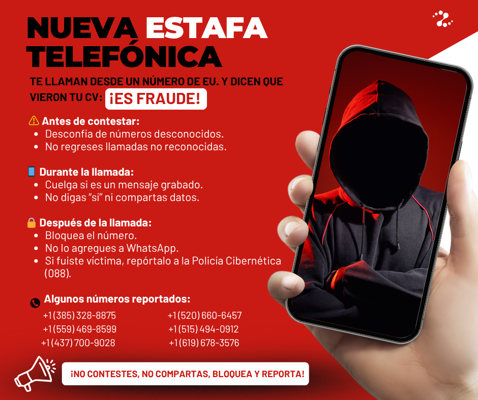 NUEVA ESTAFA LLAMADAS.
