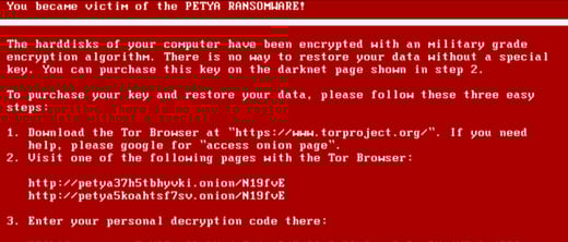 LA NUEVA VARIANTE DE PETYA (NOTPETYA) ES UNA CIBER ARMA NO UN RANSOMWARE