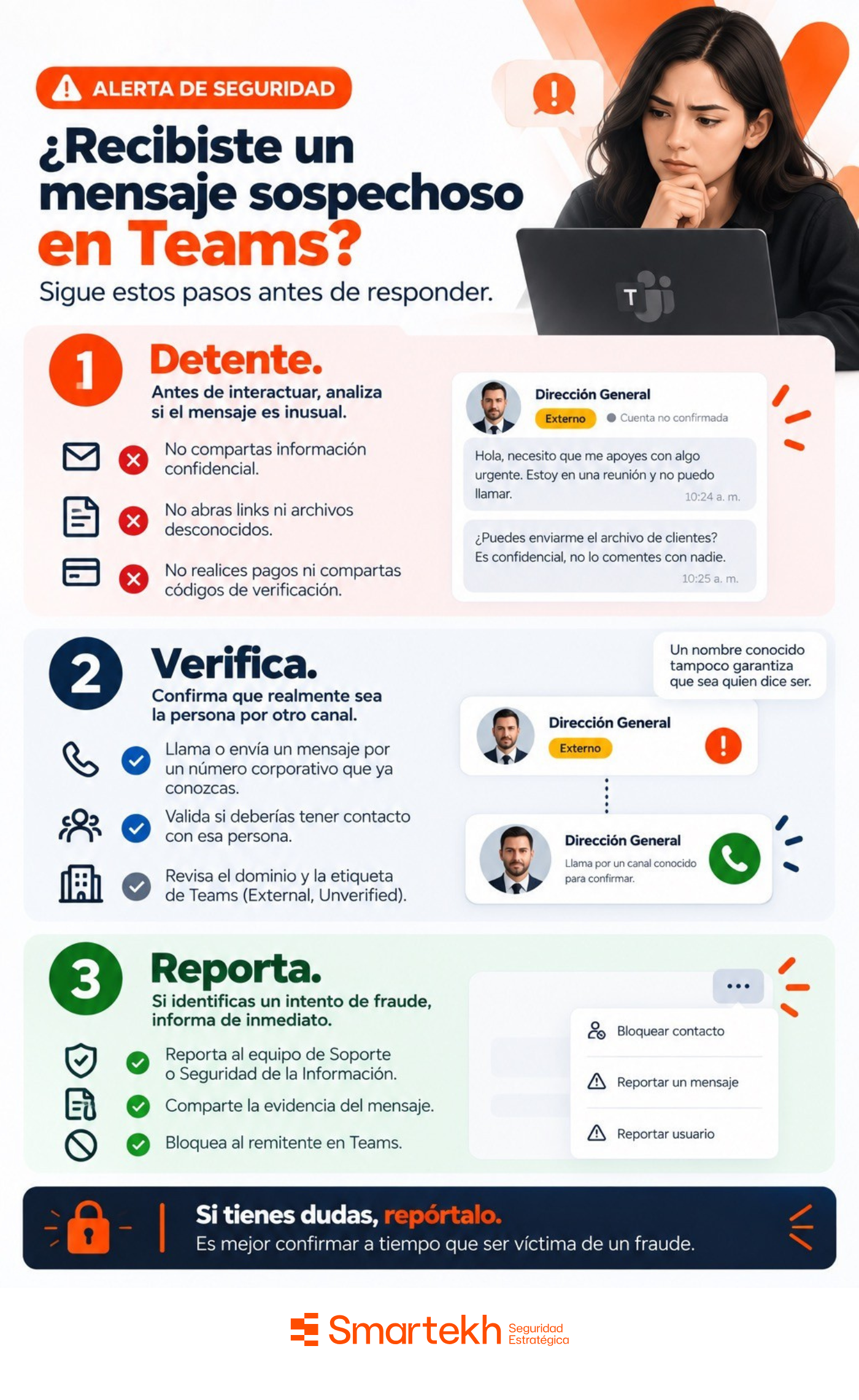 Recibiste un mensaje sospechoso en Teams _ Microsoft Teams