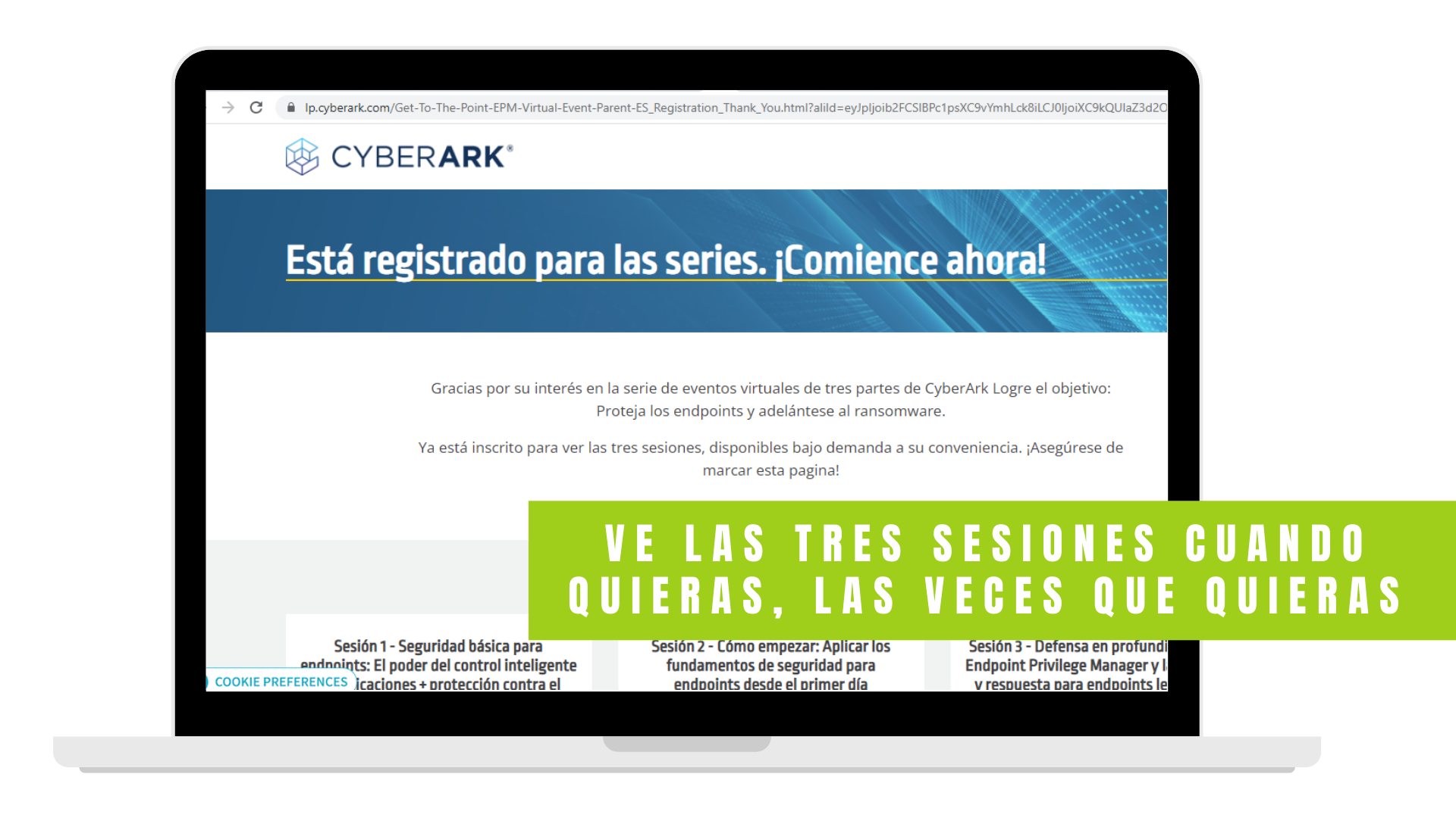 Ve todas las sesiones de la serie de webinar CyberArk