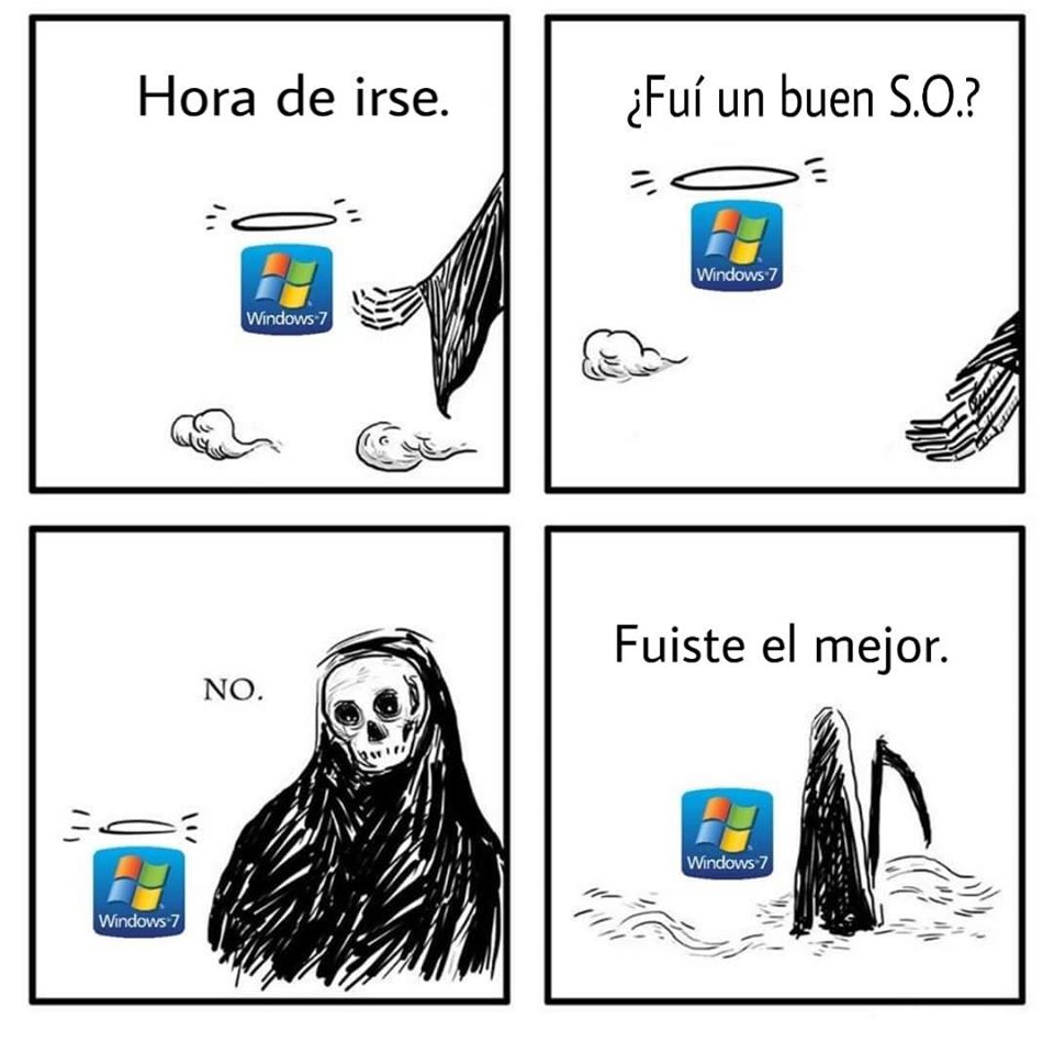 Windows 7 ha muerto
